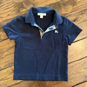 Burberry boys size 5 polo shirt